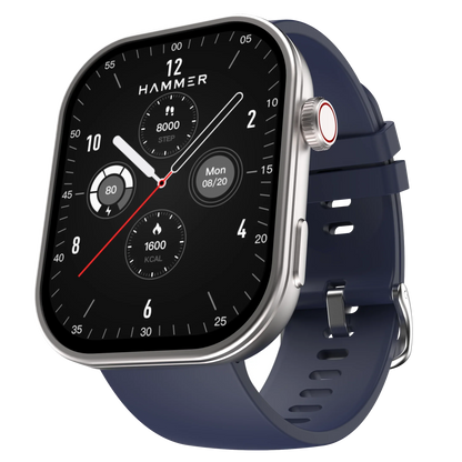 Hammer Tussle 2.01 Full HD Display Bluetooth Calling Smartwatch