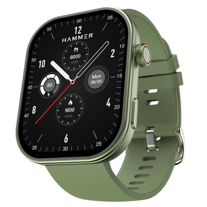 Hammer Tussle 2.01 Full HD Display Bluetooth Calling Smartwatch