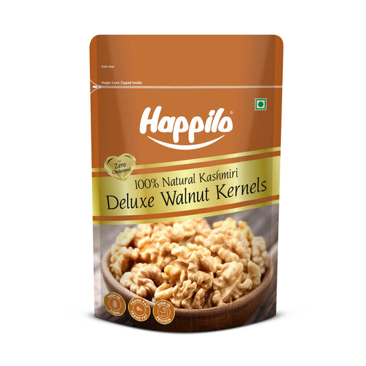 Happilo 100 Natural Deluxe Kashmiri Walnut Kernels