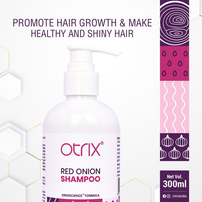 Red Onion and Black Seed Shampoo for Hair fall Control - 300 ml