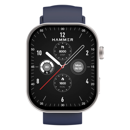 Hammer Tussle 2.01 Full HD Display Bluetooth Calling Smartwatch