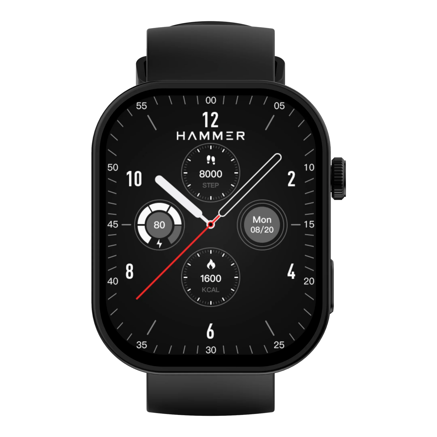 Hammer Tussle 2.01 Full HD Display Bluetooth Calling Smartwatch