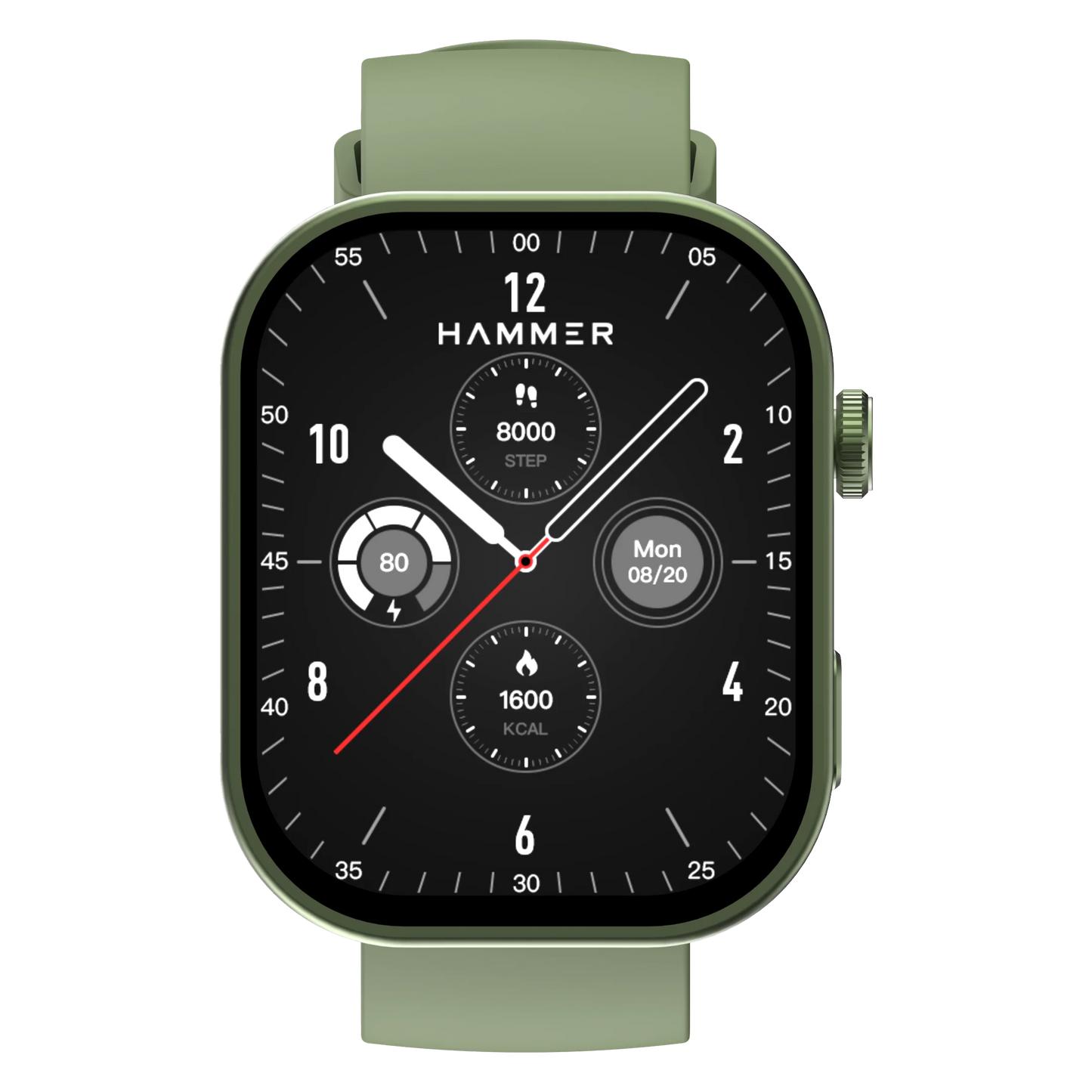 Hammer Tussle 2.01 Full HD Display Bluetooth Calling Smartwatch