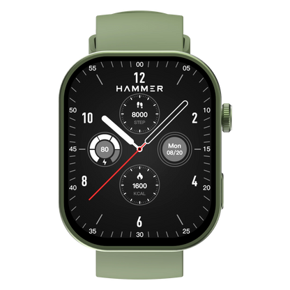 Hammer Tussle 2.01 Full HD Display Bluetooth Calling Smartwatch