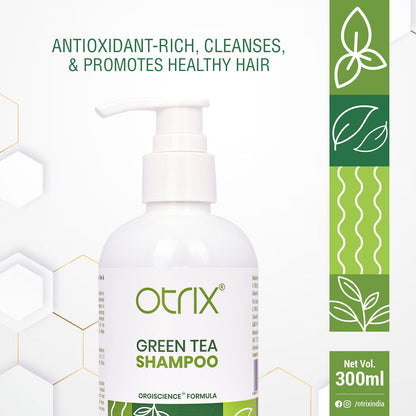 Green Tea Shampoo for Oily Scalp- 300ml