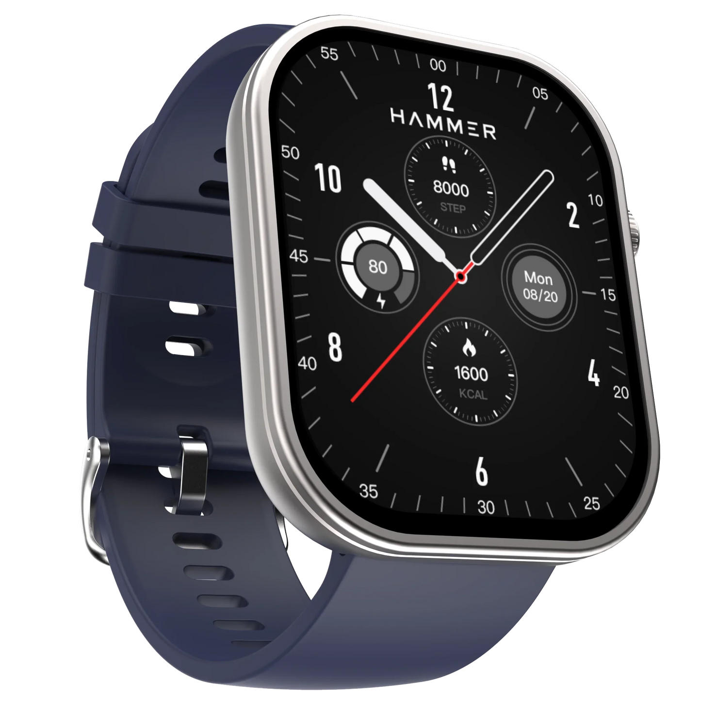 Hammer Tussle 2.01 Full HD Display Bluetooth Calling Smartwatch