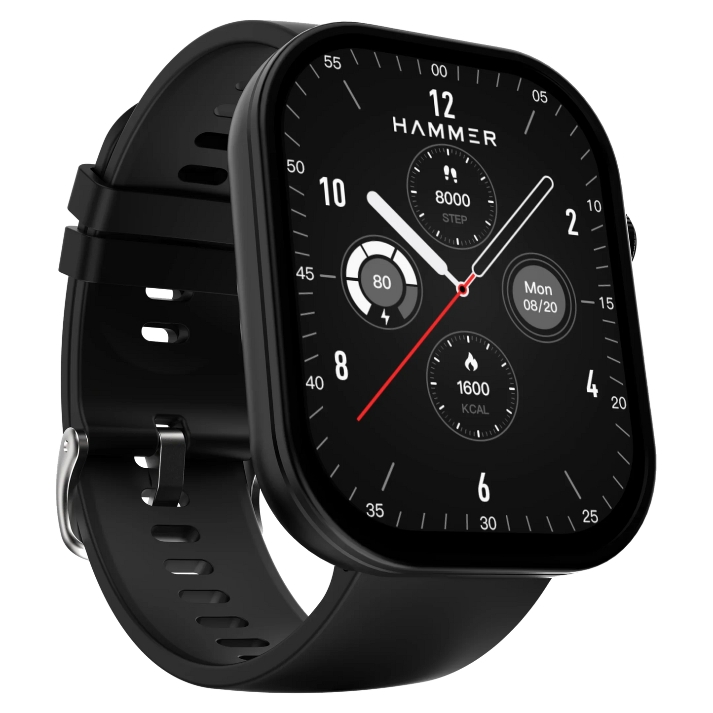 Hammer Tussle 2.01 Full HD Display Bluetooth Calling Smartwatch