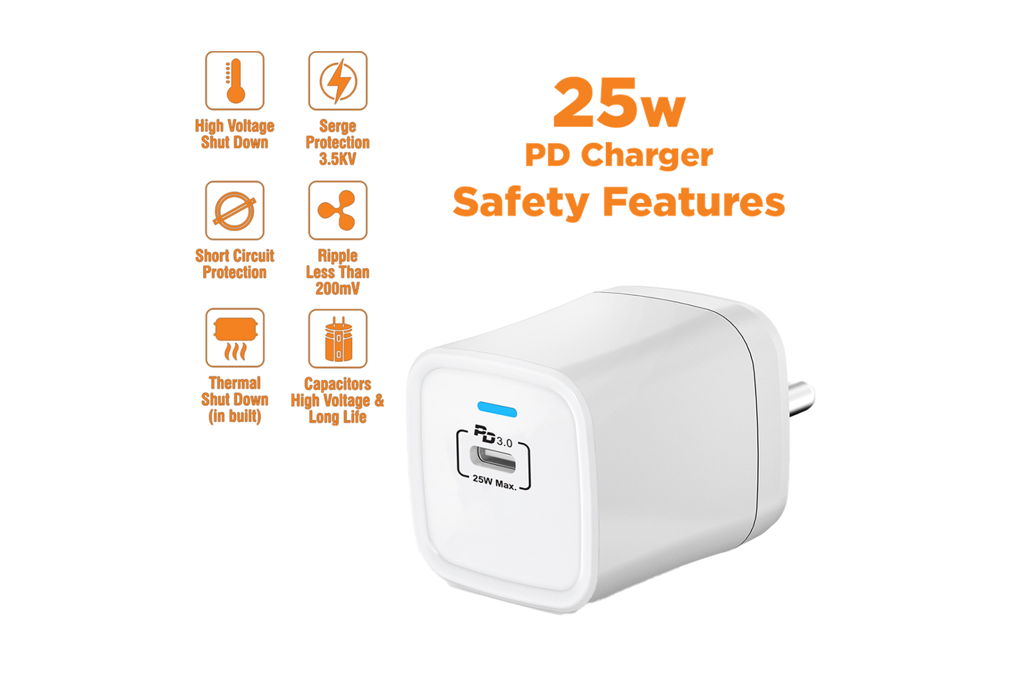 Powerpack Pro  25W PDPPS Type-C Charger