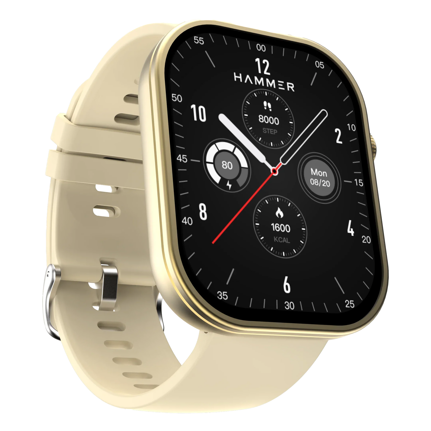 Hammer Tussle 2.01 Full HD Display Bluetooth Calling Smartwatch