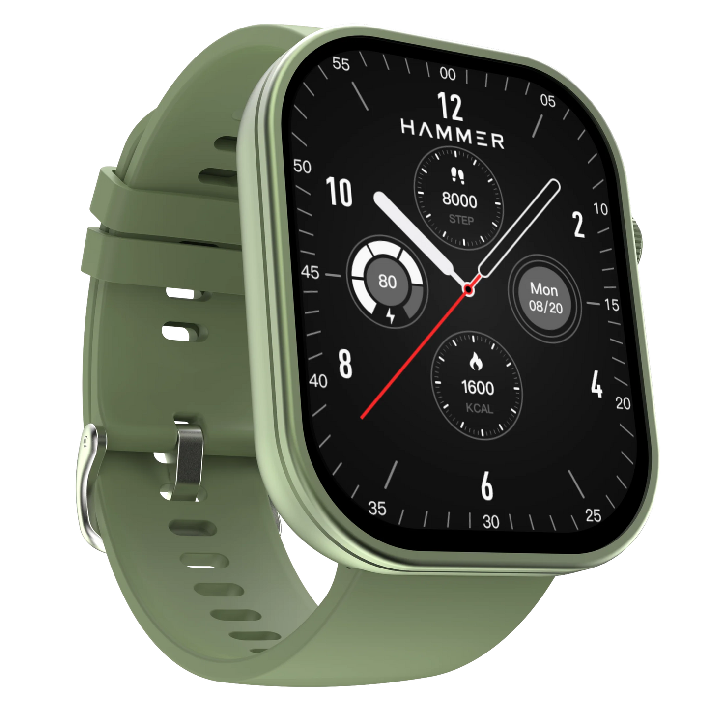 Hammer Tussle 2.01 Full HD Display Bluetooth Calling Smartwatch