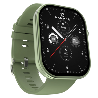 Hammer Tussle 2.01 Full HD Display Bluetooth Calling Smartwatch