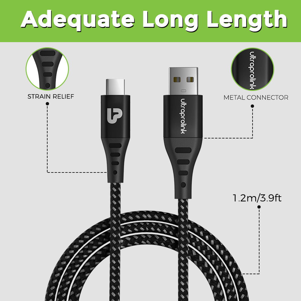 Zoom Type C Cable UL1067BLK