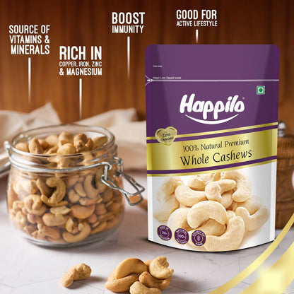 Happilo Premium Whole Cashew Nuts