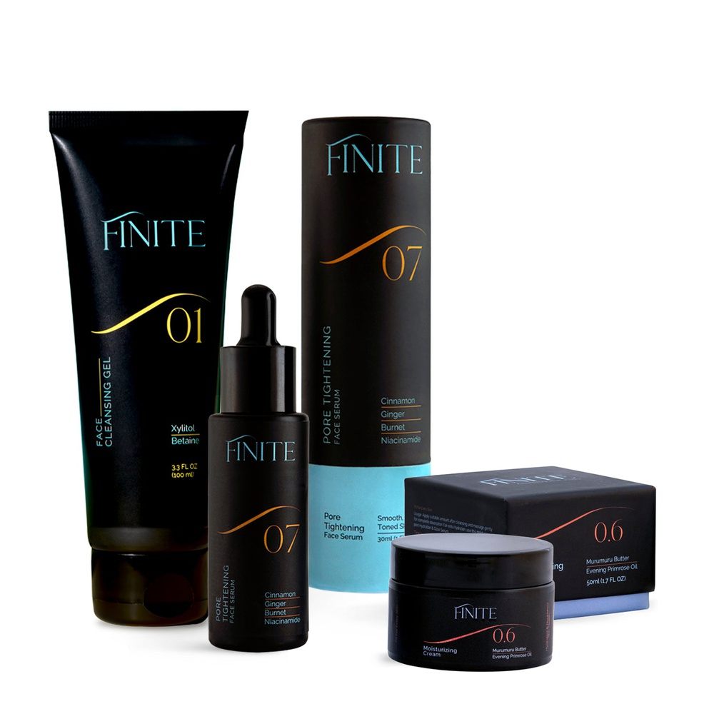 Finite pore tightening face care combo