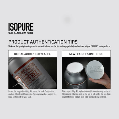 Isopure 100 Whey Isolate Protein Cookies  Cream With Vitamins for Immune support Lactose  Gluten-Free Vegetarian protein for Men  Women