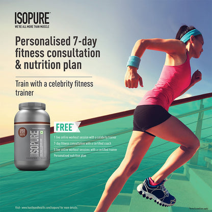 Isopure 100 Whey Isolate Protein Cookies  Cream With Vitamins for Immune support Lactose  Gluten-Free Vegetarian protein for Men  Women