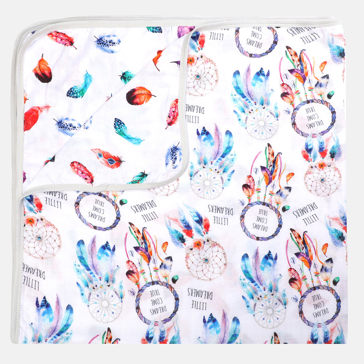 Dreamcatcher Reversible 6 layer Blanket Super Soft Muslin