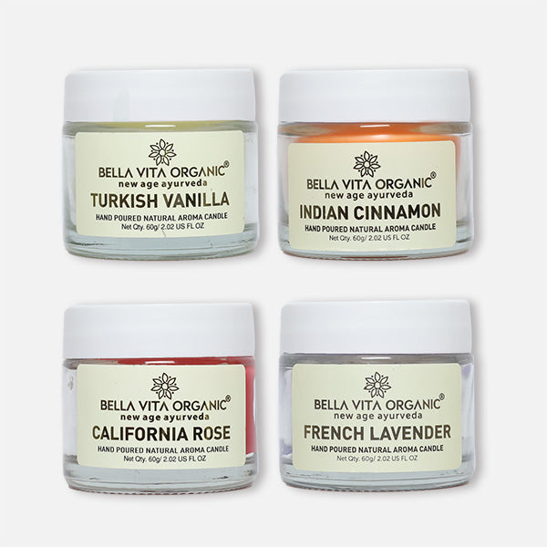 AROMA Scented Candles - Set of 4 x 60gm