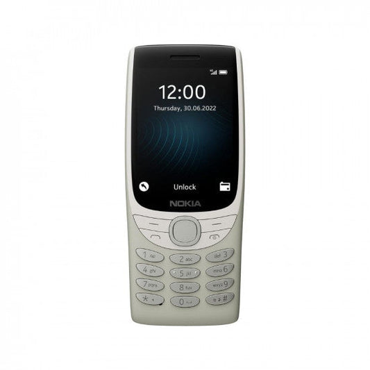 Nokia 8210 4G Volte keypad Phone with Dual SIM Big Display inbuilt MP3 Player  Wireless FM Radio  Sand