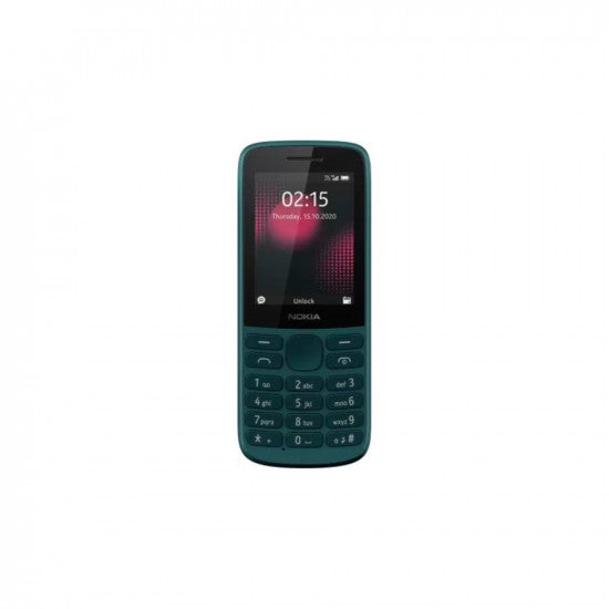 Nokia 215 DS 4G Keypad Phone with Long Battery LifeWireless FM Radio Cyan