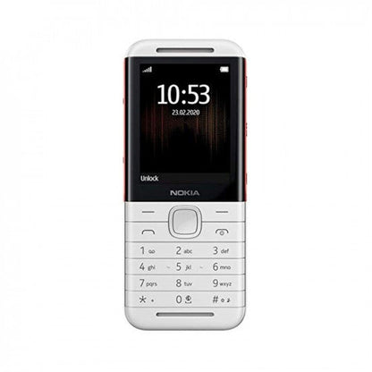 Nokia 5310 Dual SIM Keypad Phone with MP3 Player Wireless FM Radio and Rear Camera with Flash  WhiteRed