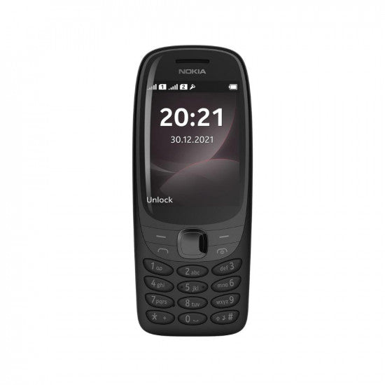 Nokia 6310 Dual SIM Keypad Phone with a 2.8 Screen Wireless FM Radio and Rear Camera with Flash  Black