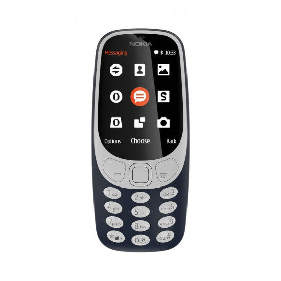 Nokia 3310 Dual SIM Feature Phone with MP3 Player Wireless FM Radio and Rear Camera Dark Blue