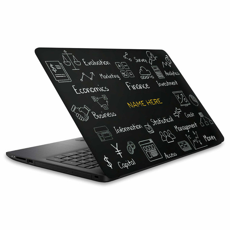 Asset Management Custom Name Laptop Skin