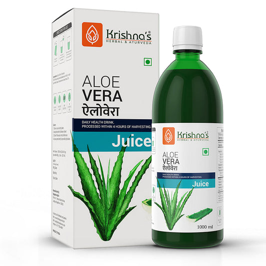 Krishnas Pulpy Aloe Vera Juice - 1000 ml