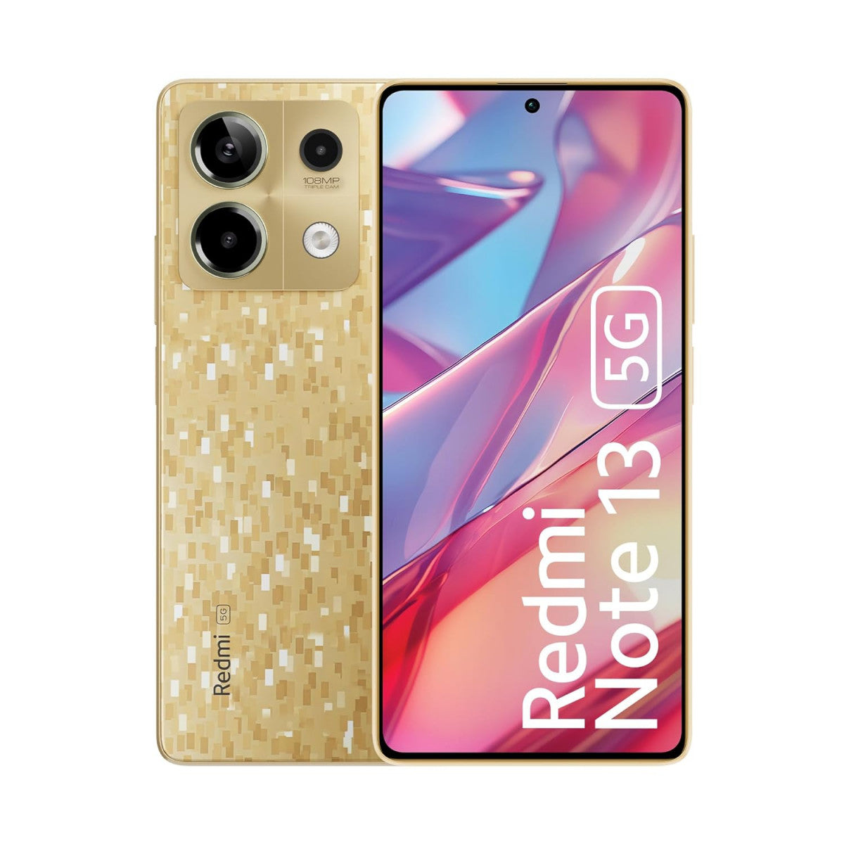 Redmi Note 13 5G Prism Gold 6GB RAM 128GB Storage  5G Ready  120Hz Bezel-less AMOLED  7.mm Slimmest Note Ever  108MP Pro-grade Camera