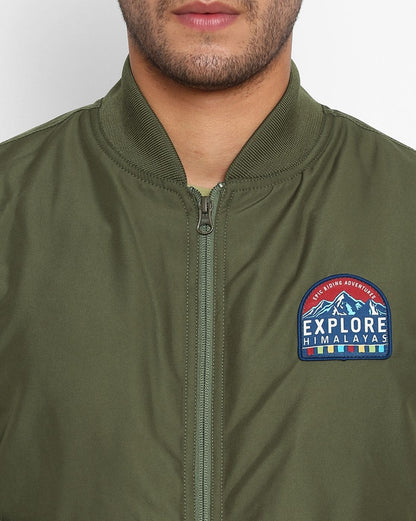 ROYAL ENFIELDZip-Front Bomber Jacket