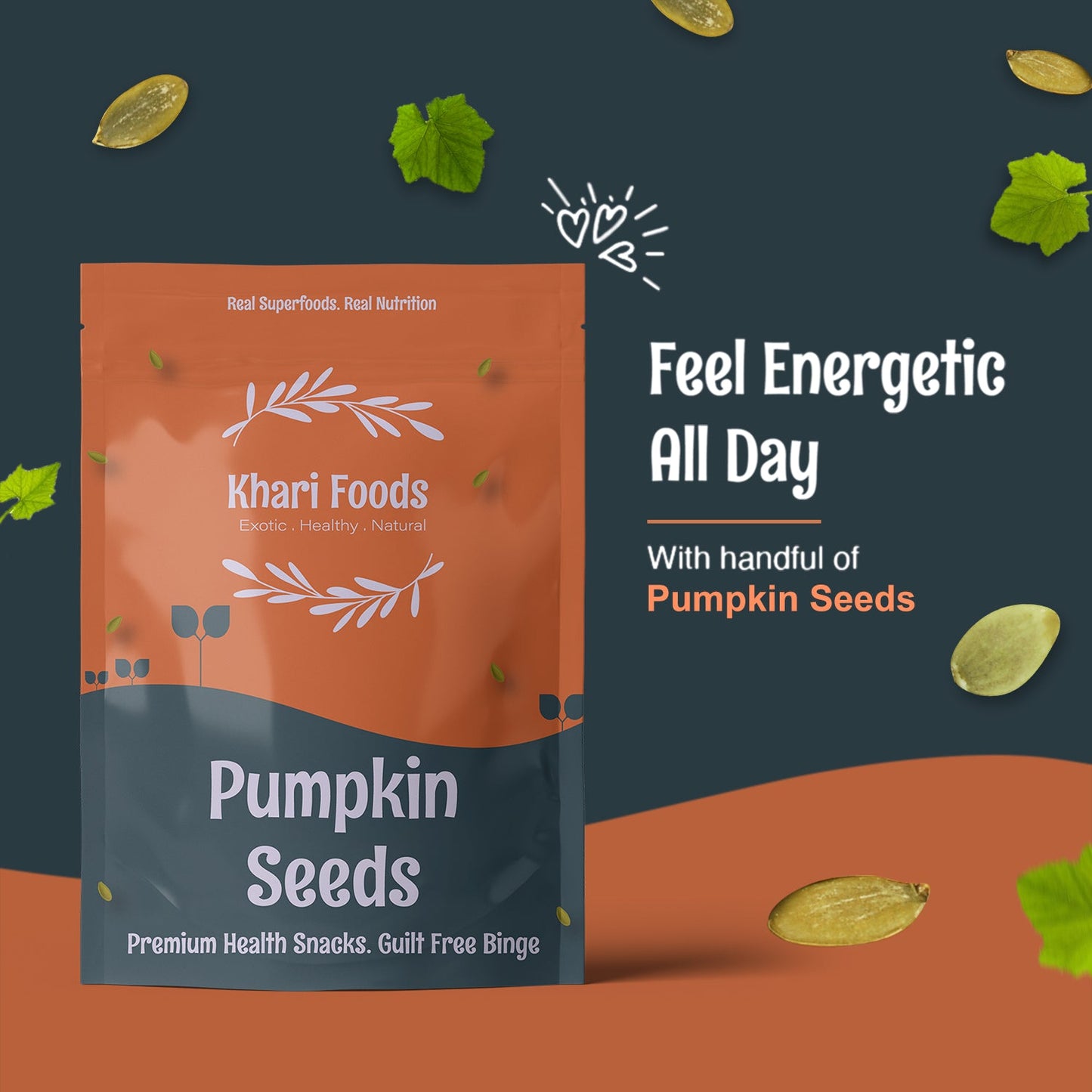 Organic Raw Pumpkin Seeds 500g