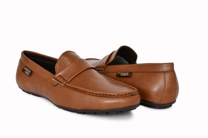 Classic Office-wear Moccasins for Men  Tan