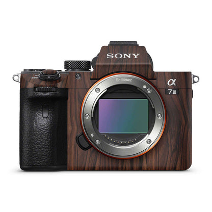 Mohogany Wood Camera Skins