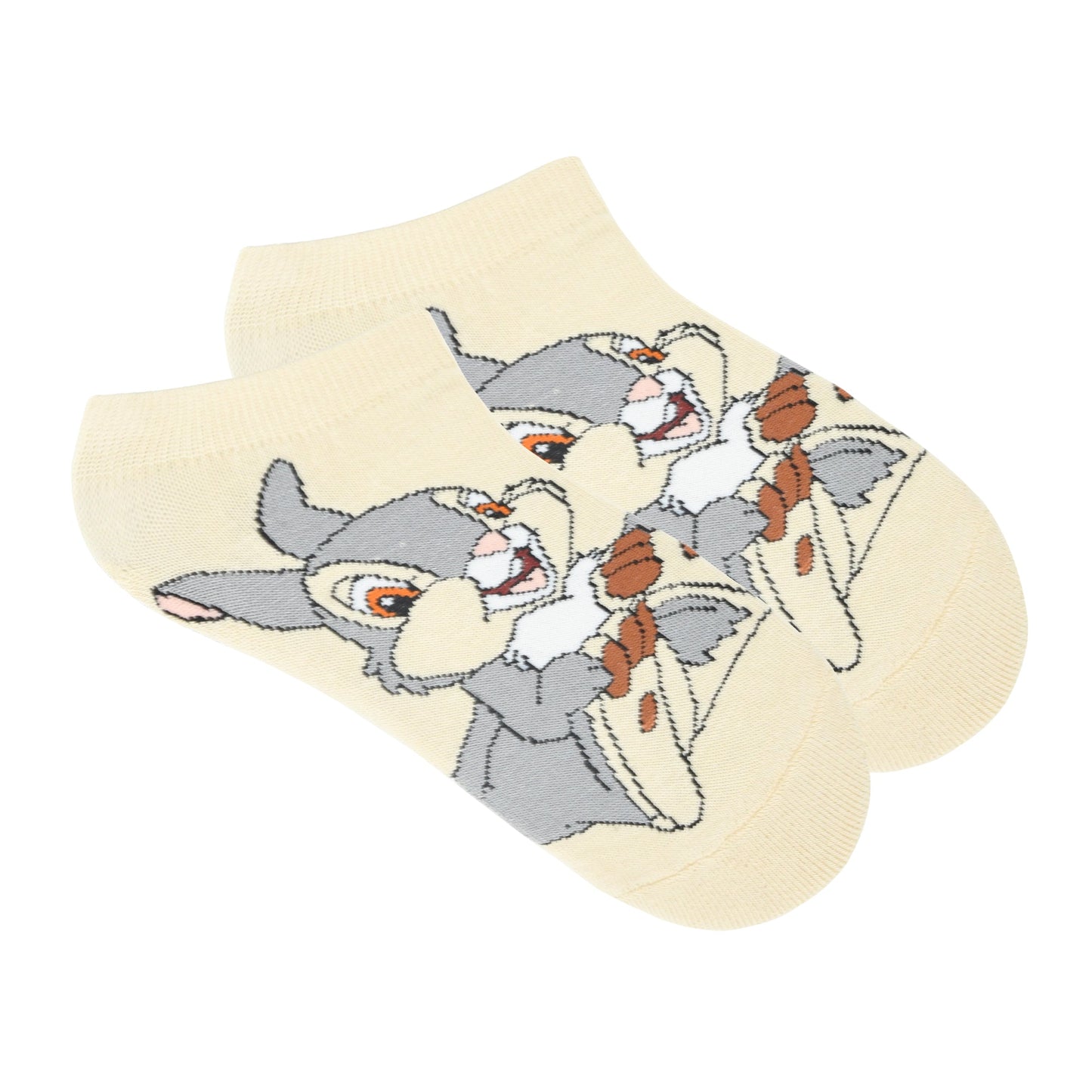 Balenzia X Disney Character Cushioned Ankle socks for women-Thumper Pack of 1 Pair1U-Beige