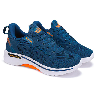 Bersache Lightweight Sports Running Shoes For Men Blue-7050