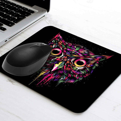 Colour Owl Mouse Pad