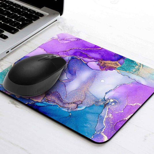 Violet Galaxy Mouse Pad