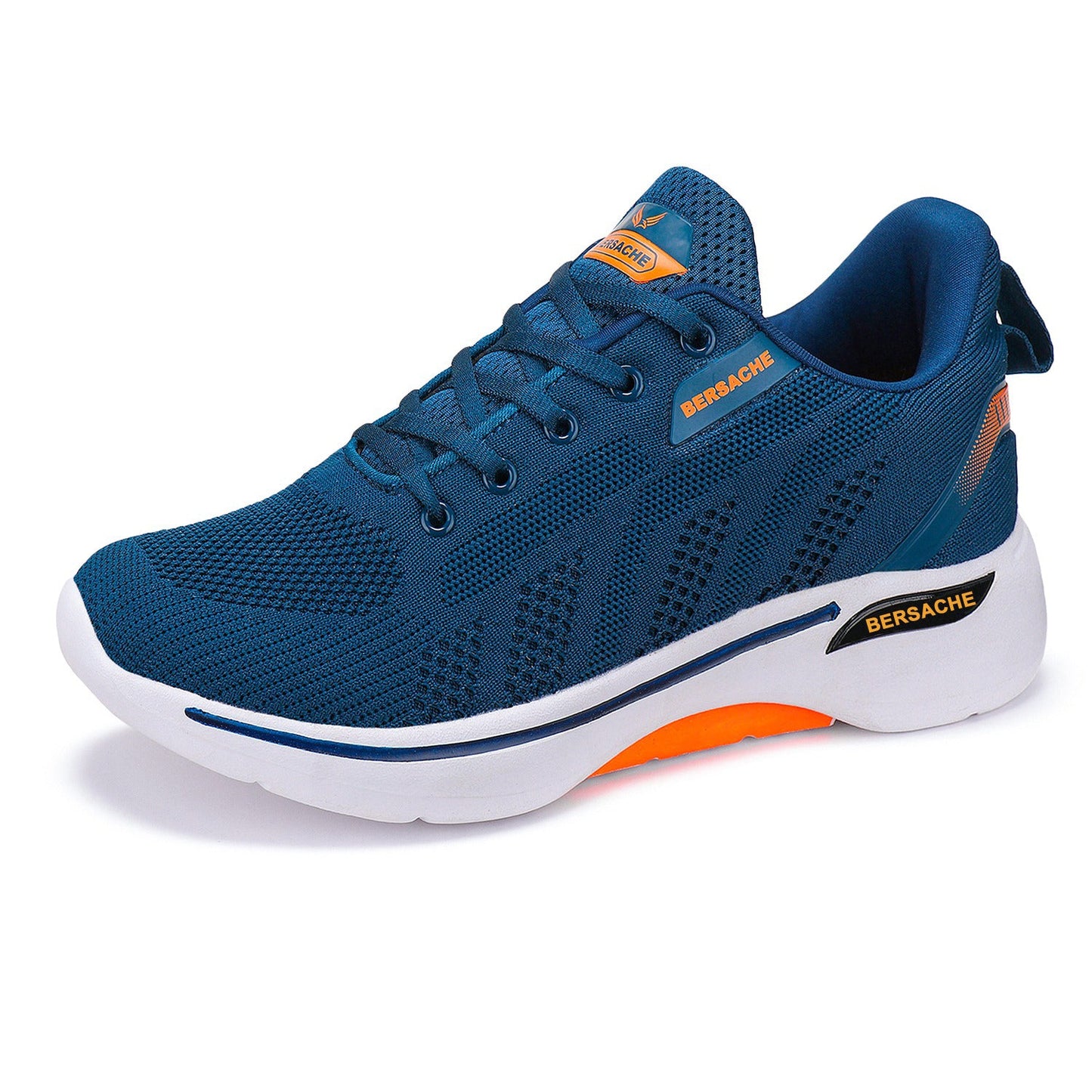 Bersache Lightweight Sports Running Shoes For Men Blue-7050