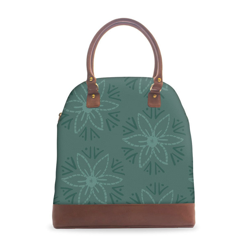 Coral Green Deluxe Tote Bag