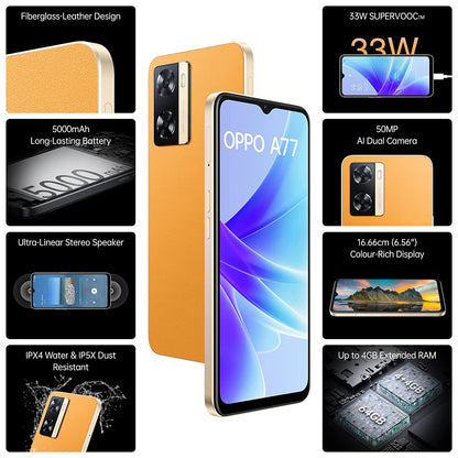 Oppo A77 Sunset Orange 4GB 128GB