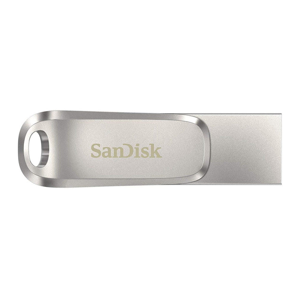 SanDisk Ultra Dual Drive Luxe USB Type C Flash Drive 128 GB 5Y - SDDDC4-128G-I35-Silver