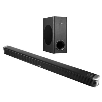 Boat Aavante Bar 1800 with Wireless Subwoofer 120W Bluetooth Soundbar  Premium Black 2.1 Channel