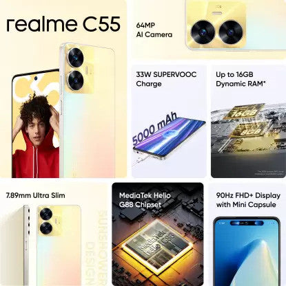 Realme C55 Sun Shower 6GB 64GB