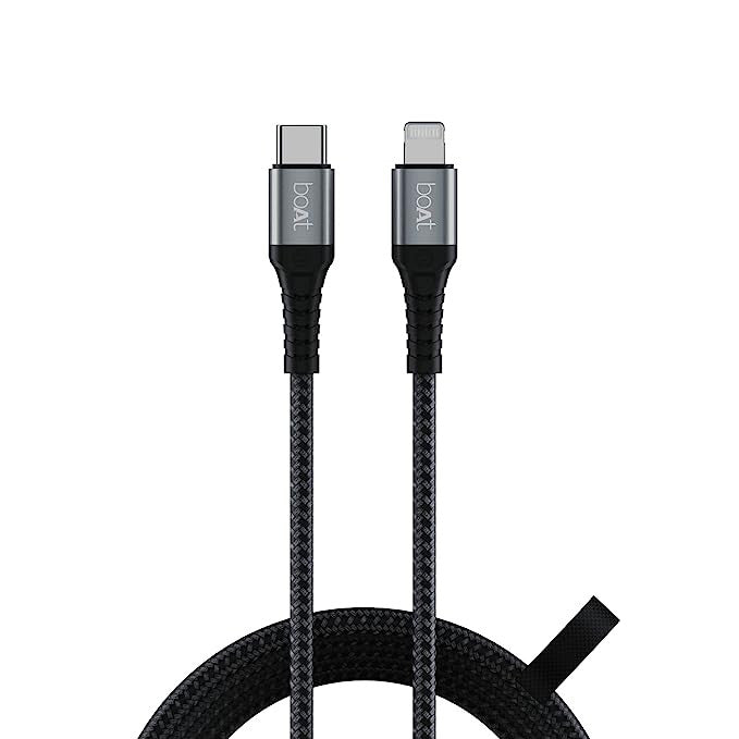 boAt Type C to Apple Certified Lightning Cable LTG 650  1.5 Meter