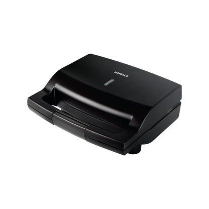 Havells Big Fill 2 Slice 750 watt Sandwich Maker with LED Indicator Non Stick Coated Plate Black Model GHCSTCWK075