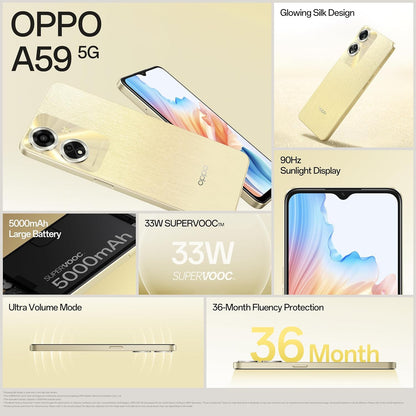 Oppo A59 5G 4GB 128GB Silk Gold