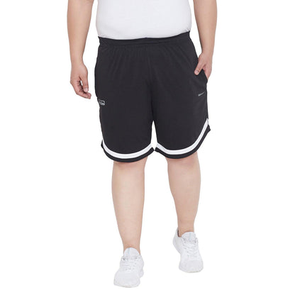 Men Plus Size Jesty Striped Shorts