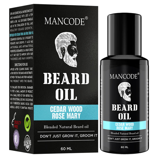 Mancode Rosemary  Cedar Wood Beard Oil  60ML