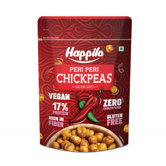 Happilo Premium Super Snack Peri Peri Chickpeas 110g Crunchy and Delicious Super Healthy